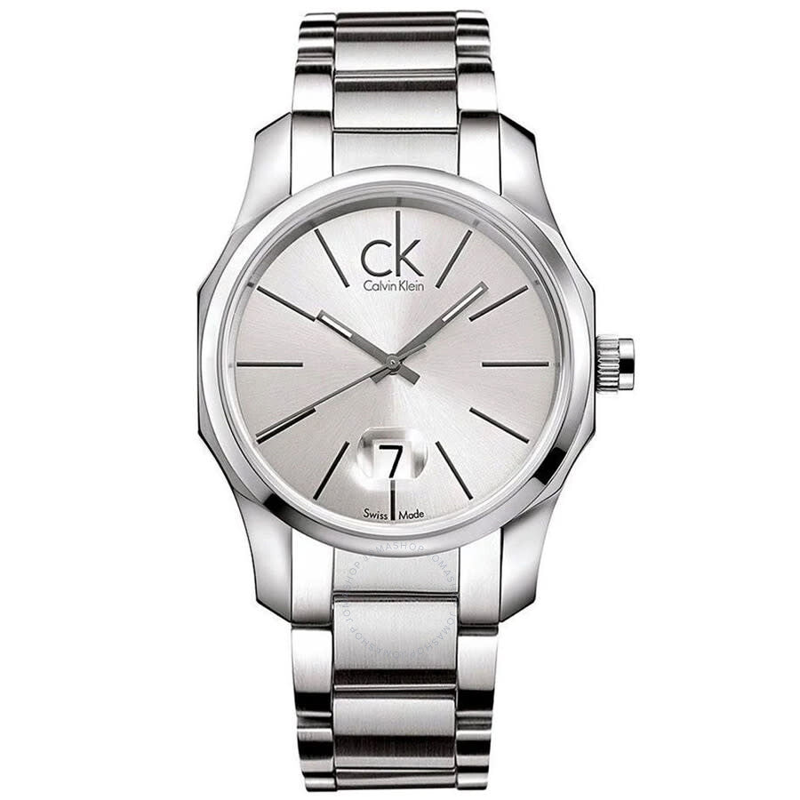 Calvin Klein Biz Quartz Silver Dial Men's Watch K7741126 - Dawson Watches