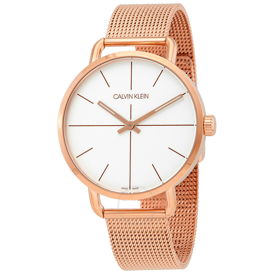 Calvin Klein Even Quartz Silver Dial Ladies Watch K7B21626 - Dawson Watches