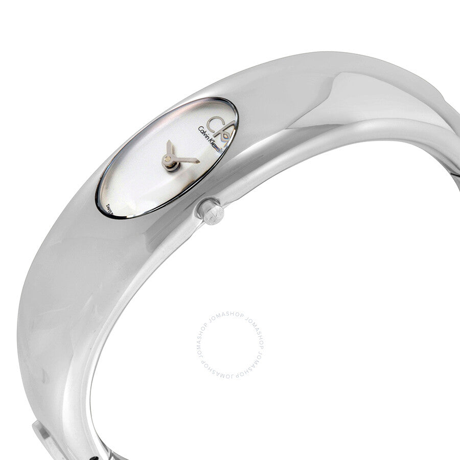 Calvin Klein Exquisite White Dial Ladies Watch K1Y23120 - Dawson Watches #2