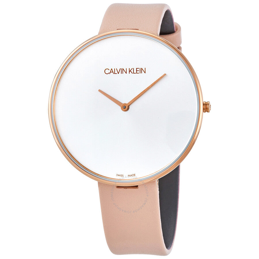 Calvin Klein Full Moon Quartz Silver Dial Ladies Watch K8Y236Z6 - Dawson Watches