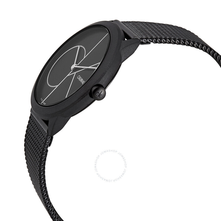 Calvin Klein Minimal Quartz Black Dial Ladies Watch K3M5245X - Dawson Watches #2