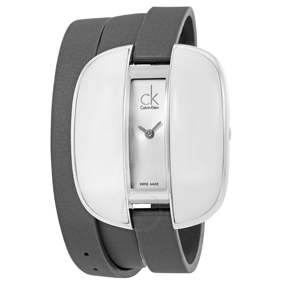 Calvin Klein Treasure Silver Dial Ladies Watch K2E23620 - Dawson Watches
