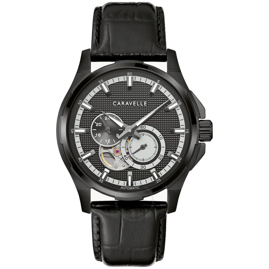 Caravelle Dress Automatic Black Dial Men's Watch 45A153 - Dawson Watches