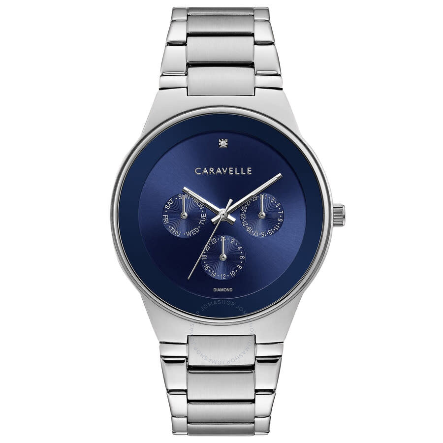 Caravelle Modern Quartz Blue Dial Men's Watch 43D107 - Dawson Watches
