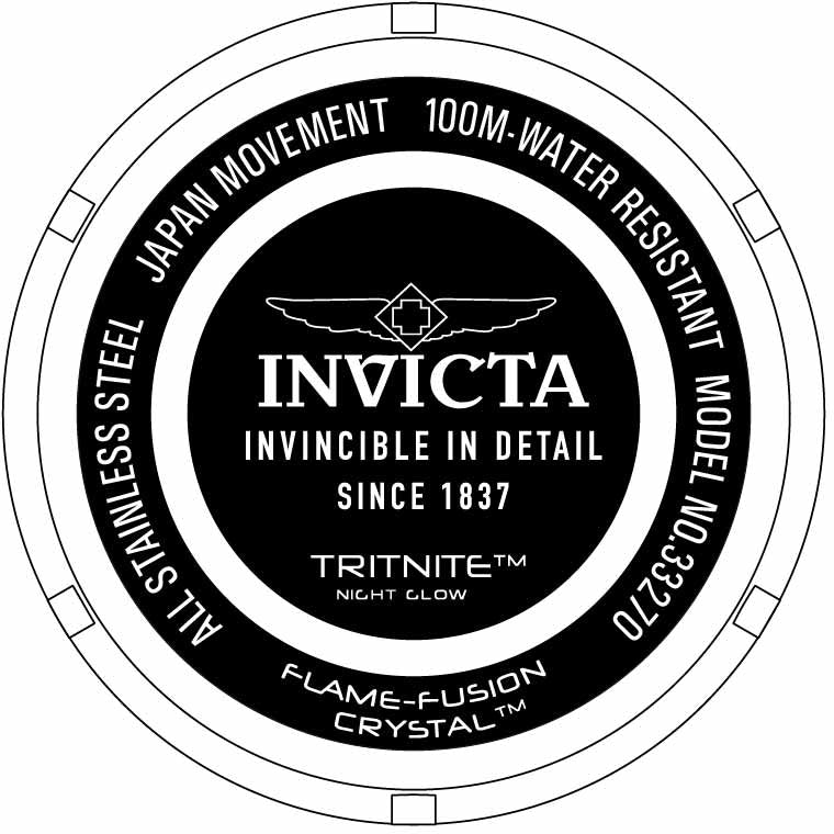 Invicta Pro Diver Japan Quartz Blue Dial Gold Men's Watch 33270