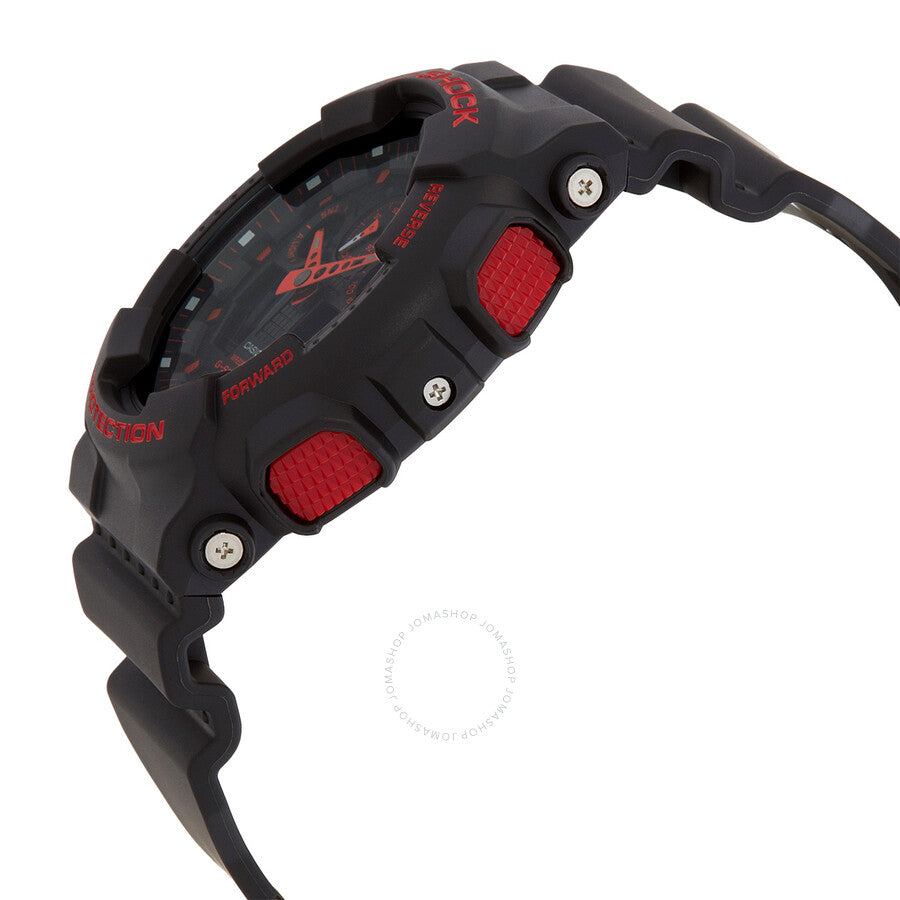 Casio Alarm Quartz Analog-Digital Black Dial Men's Watch GA100BNR-1A - Dawson Watches #2