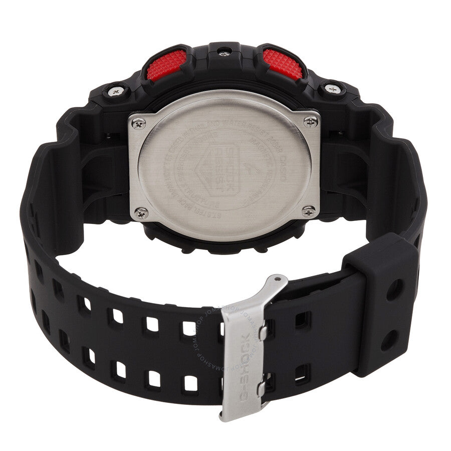 Casio Alarm Quartz Analog-Digital Black Dial Men's Watch GA100BNR-1A - Dawson Watches #3