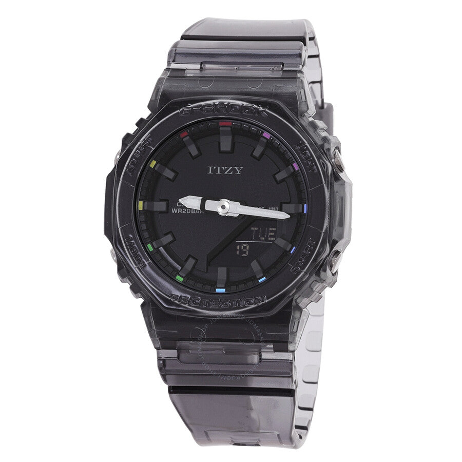 Casio Alarm World Time Quartz Analog-Digital Black Dial Ladies Watch GMAP2100ZY-1A - Dawson Watches