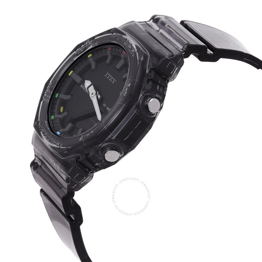 Casio Alarm World Time Quartz Analog-Digital Black Dial Ladies Watch GMAP2100ZY-1A - Dawson Watches #2