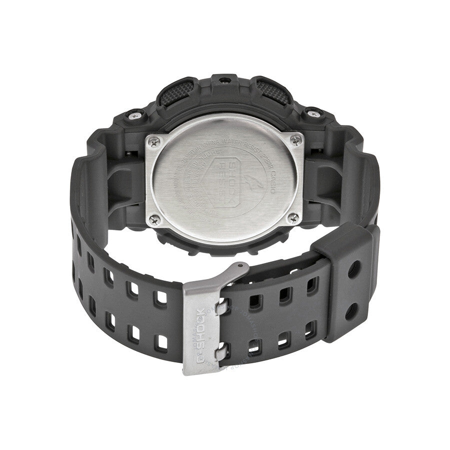 Casio G Shock Grey Digital Dial Resin Men's Watch GA100C-8ACR - Dawson Watches #3