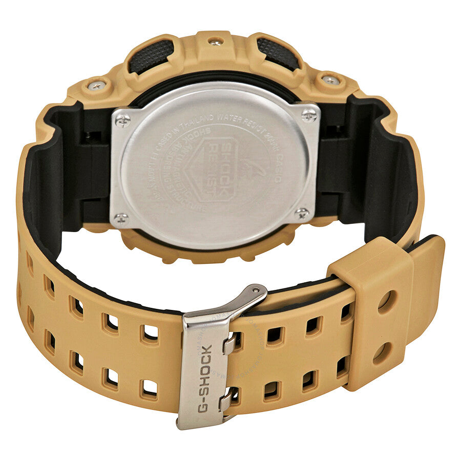 Casio G-Shock Black Dial Men's Sand Beige Sports Watch GA100L-8A - Dawson Watches #3