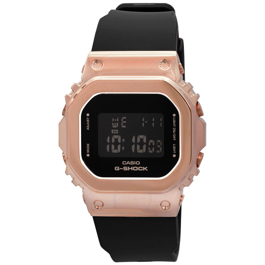 Casio G-Shock Alarm Chronograph Quartz Digital Black Dial Ladies Watch GM-S5600PG-1 - Dawson Watches