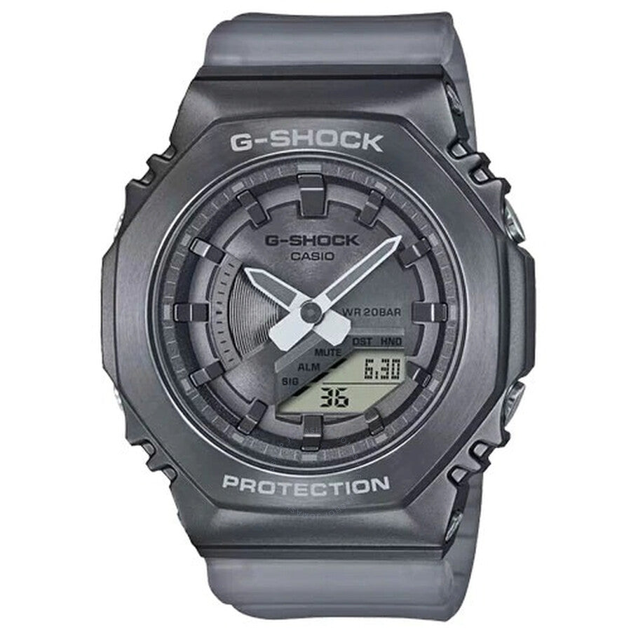 Casio G-Shock Alarm Quartz Analog-Digital Grey Dial Ladies Watch GM-S2100MF-1ADR - Dawson Watches