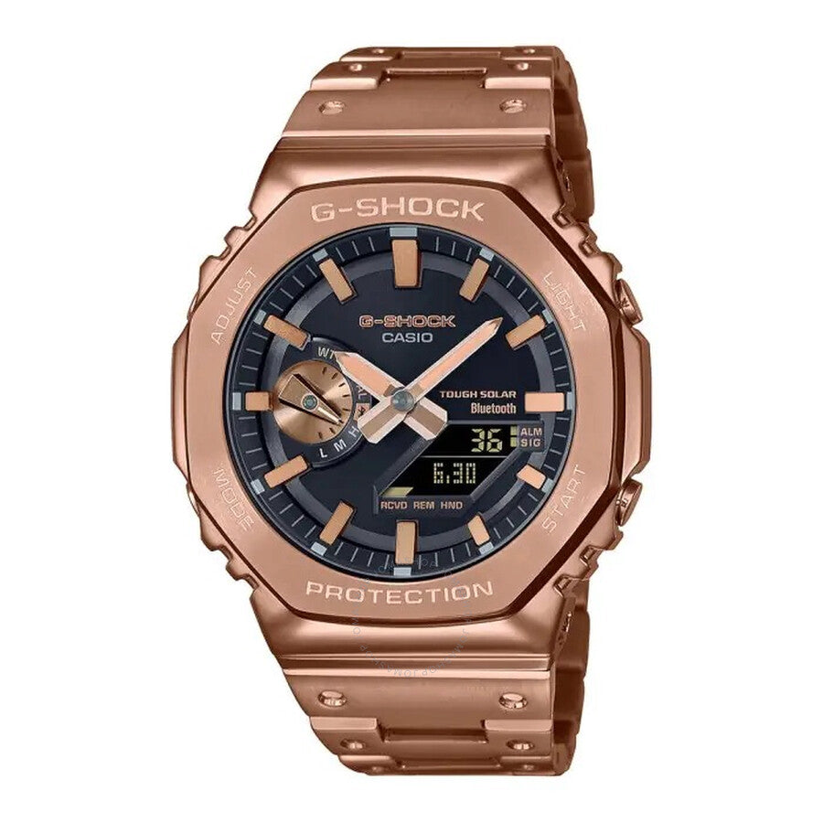 Casio G-Shock Alarm World Time Analog-Digital Black Dial Men's Watch GM-B2100GD-5ADR - Dawson Watches