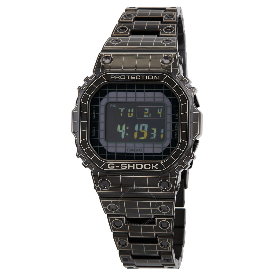 Casio G-Shock Alarm World Time Digital Black Dial Watch GMW-B5000CS-1DR - Dawson Watches