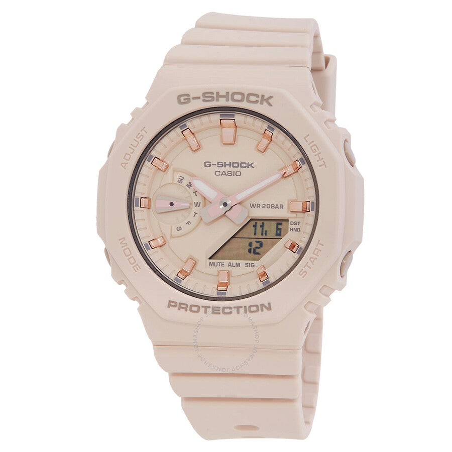 Casio G-Shock Alarm World Time Quartz Analog-Digital Ladies Watch GMA-S2100-4A - Dawson Watches
