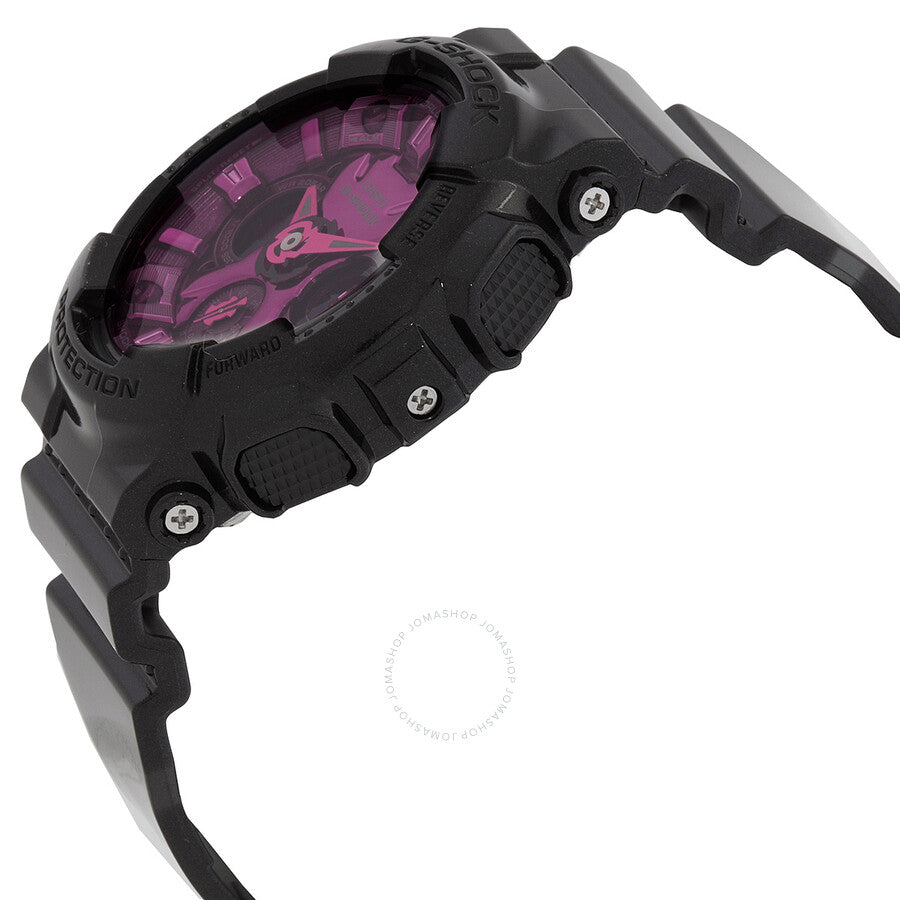 Casio G-SHOCK Alarm World Time Quartz Analog-Digital Pink Dial Unisex Watch GMA-S120RB-1A - Dawson Watches #2