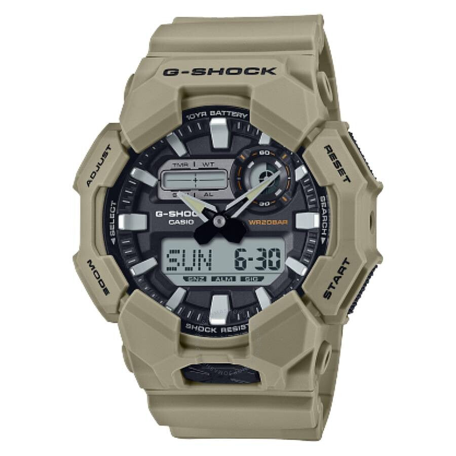 Casio G-Shock Alarm World Time Quartz Analog-Digital Watch GA-010-5ADR - Dawson Watches