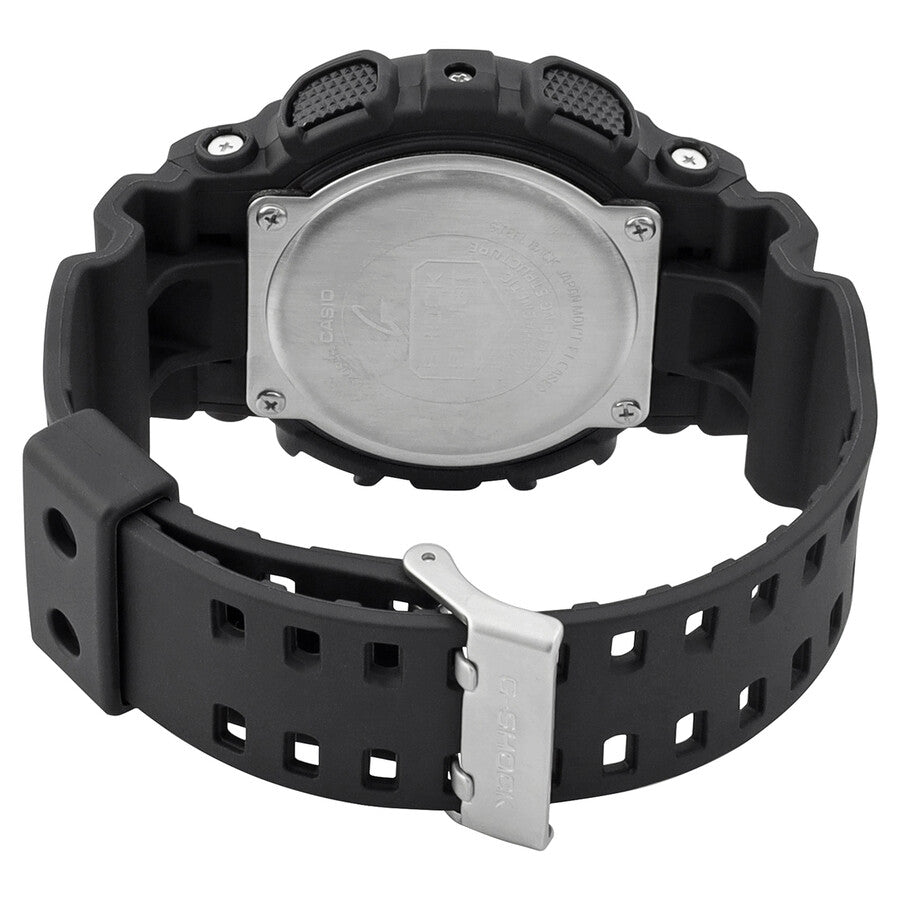 Casio G-Shock Perpetual Alarm World Time Chronograph Quartz Analog-Digital Black Dial Men's Watch GA-100-1A1 - Dawson Watches #3