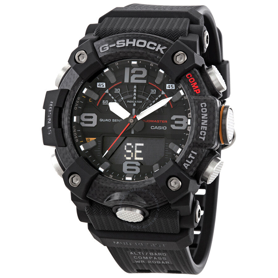 Casio G-Shock Perpetual Alarm World Time Chronograph Quartz Analog-Digital Black Dial Men's Watch GGB100-1A - Dawson Watches