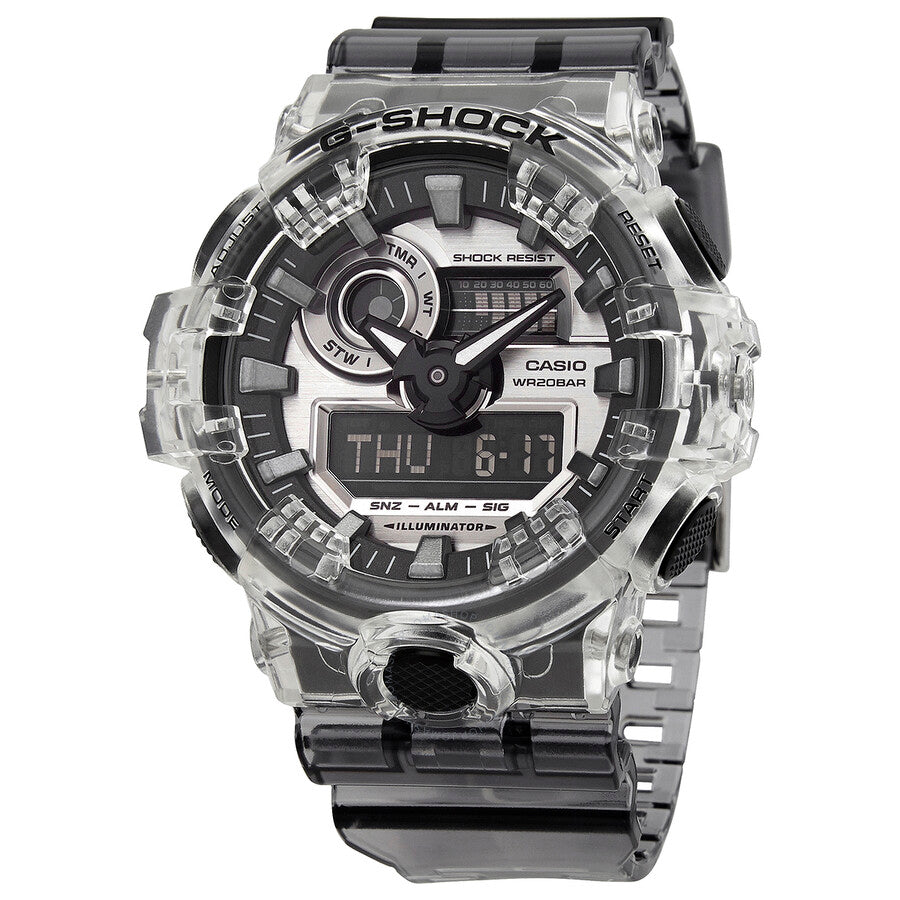 Casio G-Shock World Time Chronograph Quartz Analog-Digital Watch GA700SK-1 - Dawson Watches