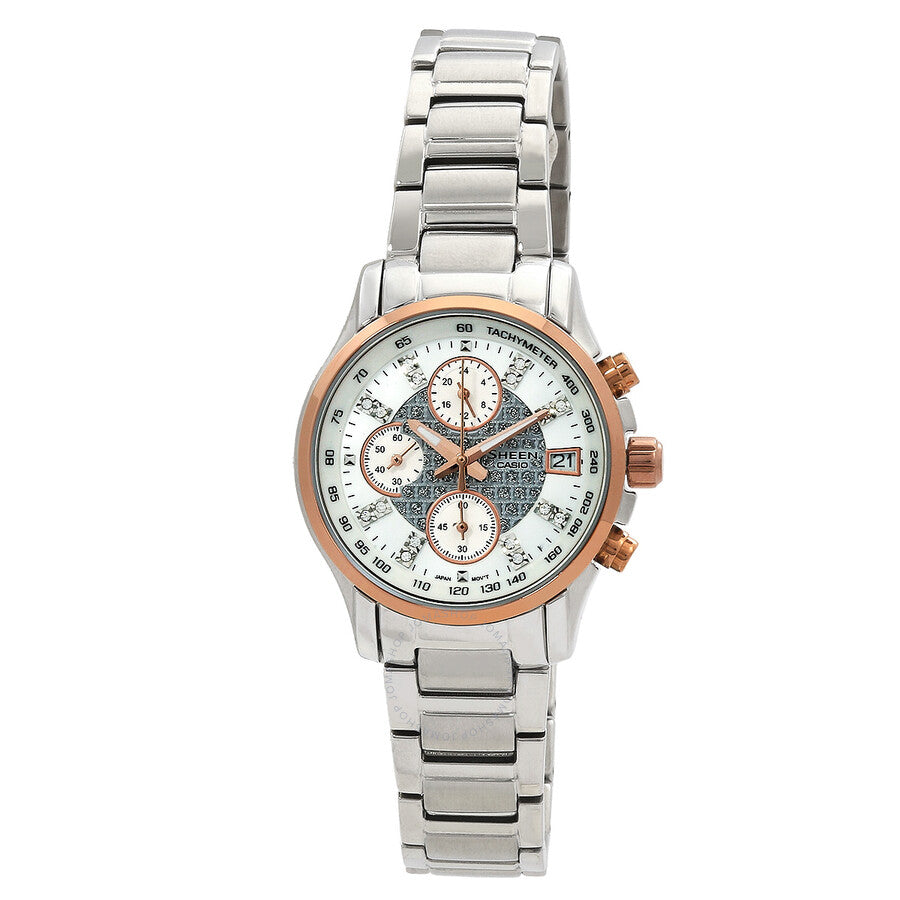 Casio Sheen Chronograph Quartz Ladies Watch SHN-5016D-7ADR - Dawson Watches