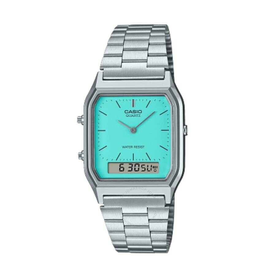 Casio Vintage Quartz Analog-Digital Unisex Watch AQ230A-2A2VT - Dawson Watches