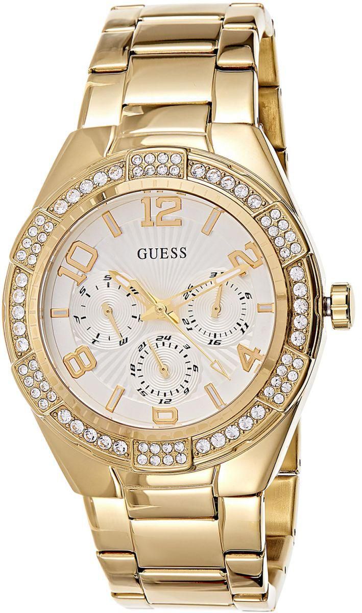 Guess Luna Gold Tone Women's Quarzt Women's Watch  W0729L2 - Dawson Watches