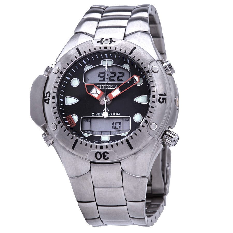 Citizen Aqualand Diver Depth Meter Promaster Black Dial Men's  Watch JP1060-52E - Dawson Watches