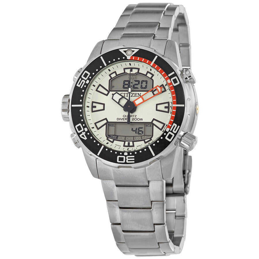 Citizen Aqualand Promaster Diver Lefty Alarm Quartz Men's Watch JP1091-83X - Dawson Watches