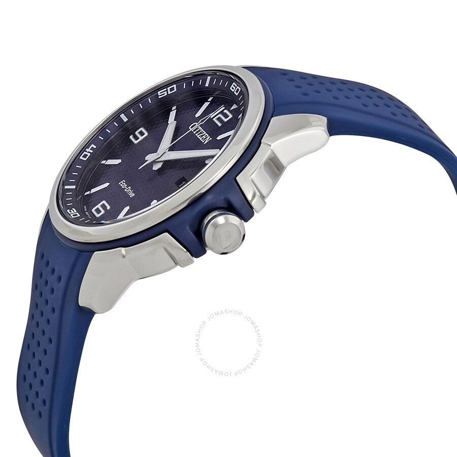 Citizen AR Blue Dial Blue Polyurethane Eco-Drive Men's Watch AW1158-05L - Dawson Watches #2