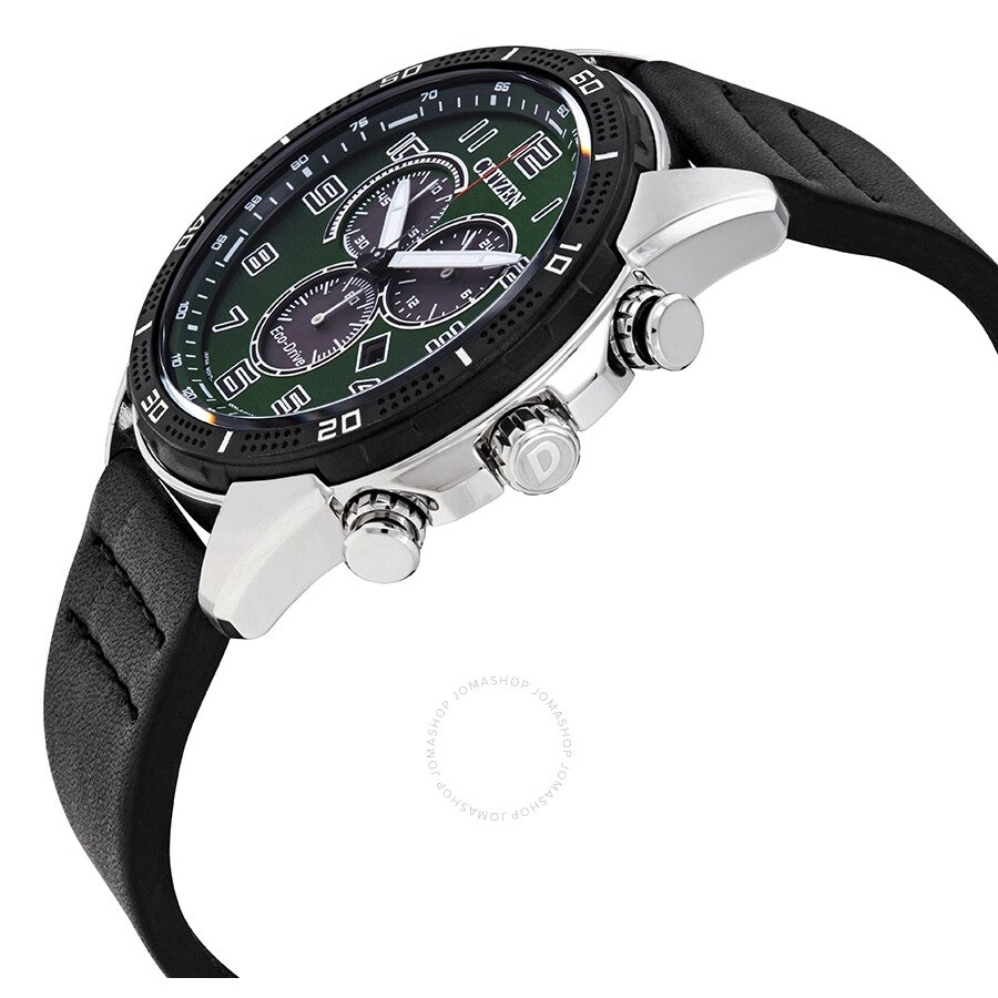 Citizen AR Chronograph Green Dial Men's Watch AT2441-08X - Dawson Watches #2