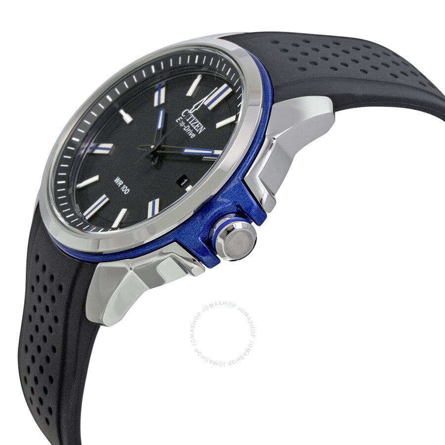 Citizen AR Eco-Drive Black Dial Men's Watch AW1151-04E - Dawson Watches #2