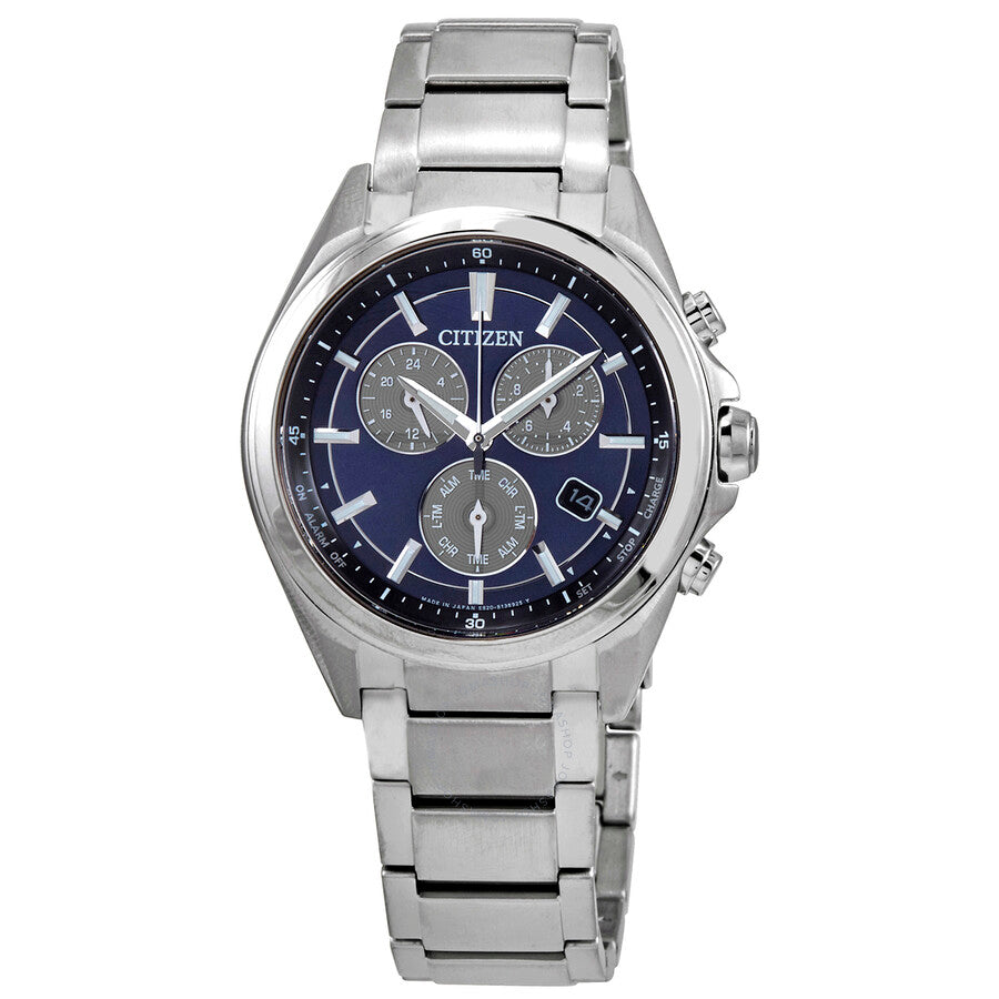 Citizen Attesa Chronograph Blue Dial Men's Watch BL5530-57L - Dawson Watches