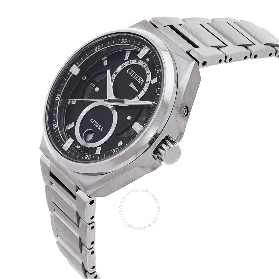 Citizen Attesa Moon Phase Black Dial Men's Watch BU0060-68E - Dawson Watches #2