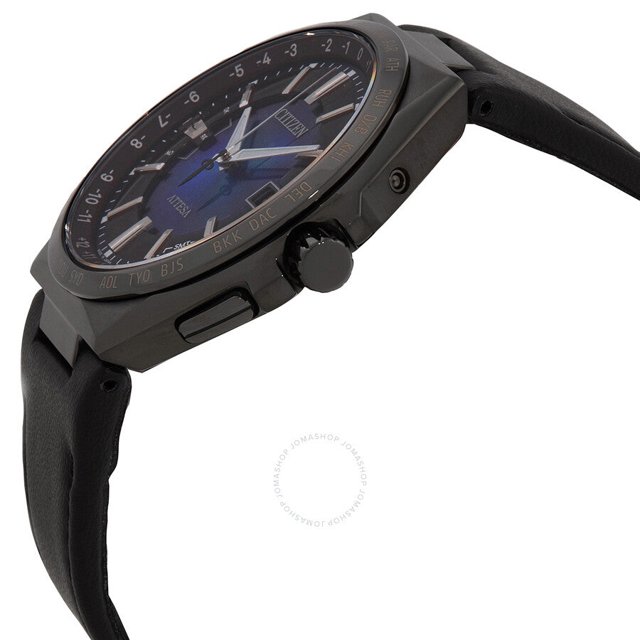Citizen Attesa Perpetual GMT Eco-Drive Blue Dial Men's Watch CB0215-18L - Dawson Watches #2