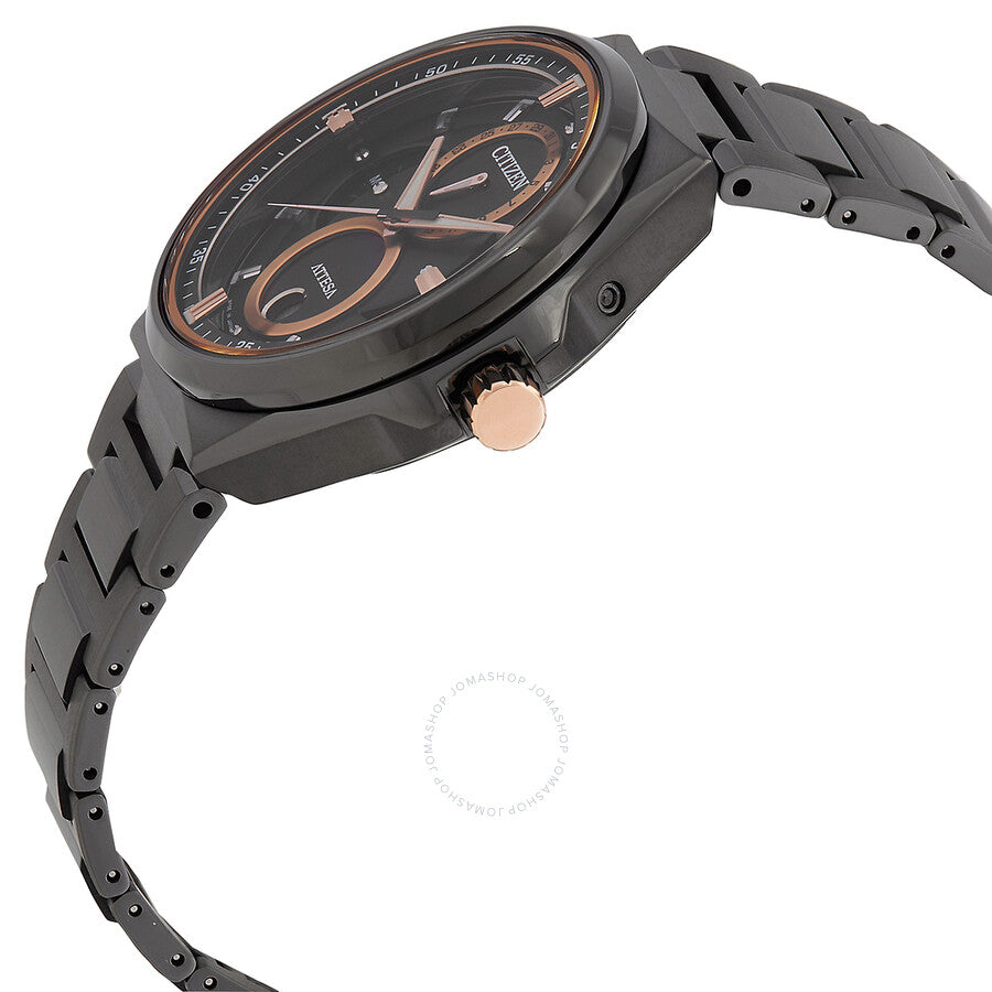 Citizen Attesa Quartz Moon Phase Black Dial Men's Watch BU0065-64E - Dawson Watches #2