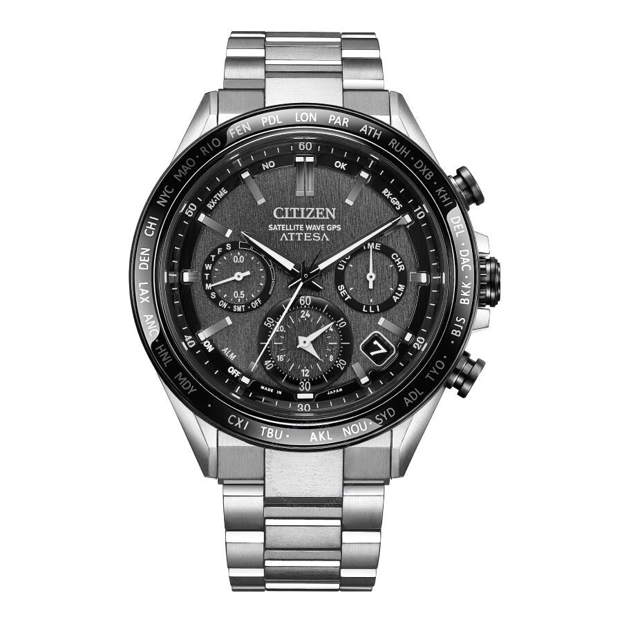 Citizen Attesa Satellite Wave GPS Men's Watch CC4058-67X - Dawson Watches