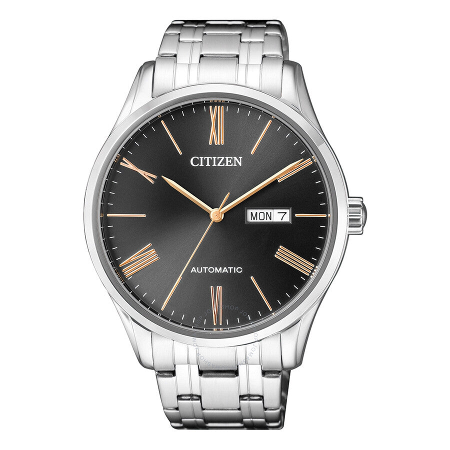Citizen Automatic Black Dial Stainless Steel Men's Watch NH8360-80J - Dawson Watches
