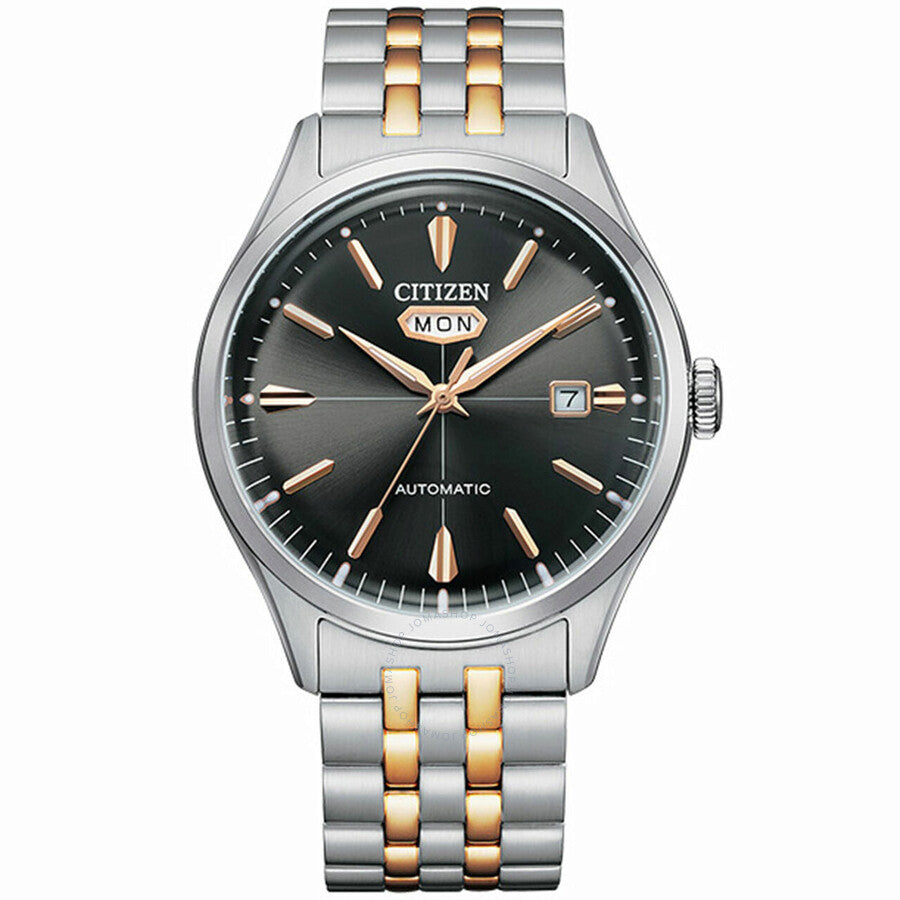 Citizen Automatic Black Dial Two-tone Men's Watch NH8394-70H - Dawson Watches