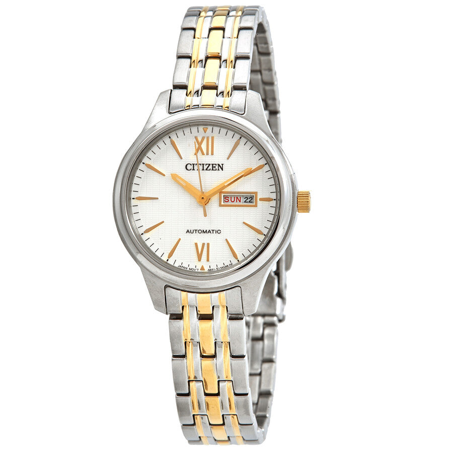 Citizen Automatic Cream Dial Ladies Watch PD7134-51A - Dawson Watches