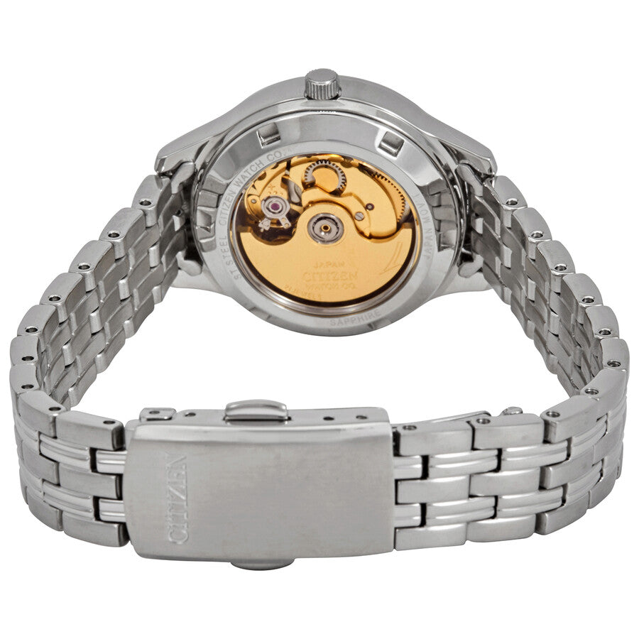 Citizen Automatic Day-Date Cream Dial Stainless Steel Ladies Watch PD7130-51A - Dawson Watches #3