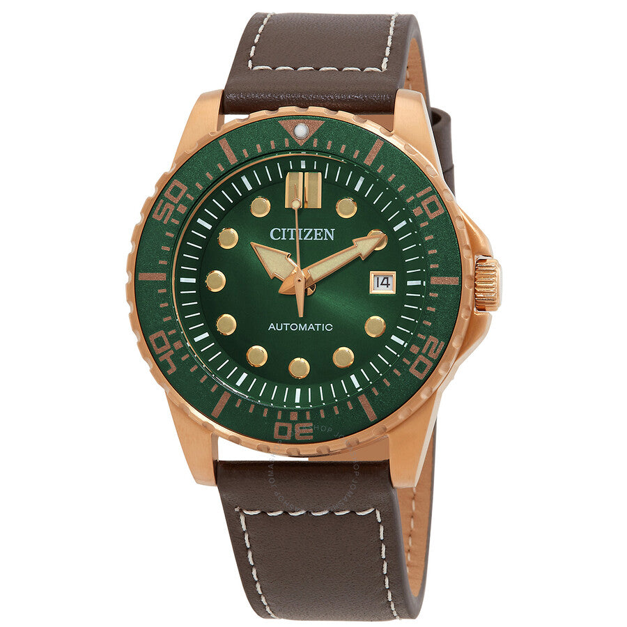 Citizen Automatic Green Dial Men's Watch NJ0173-18X - Dawson Watches