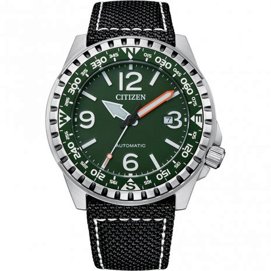 Citizen Automatic Green Dial Men's Watch NJ2198-16X - Dawson Watches