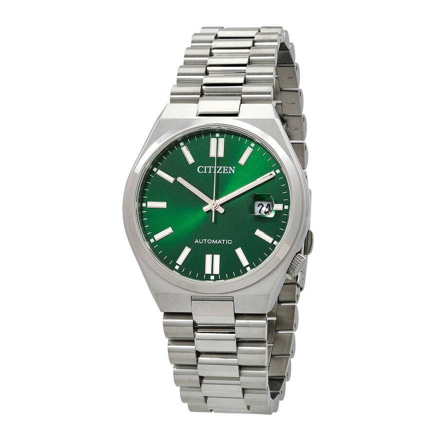Tsuyosa Automatic Green Dial Watch NJ0150-81X - Dawson Watches
