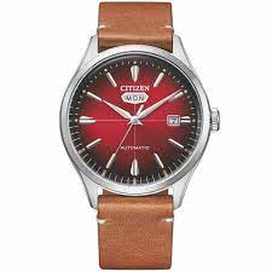 Citizen Automatic Red Dial Men's Watch NH8390-11X - Dawson Watches