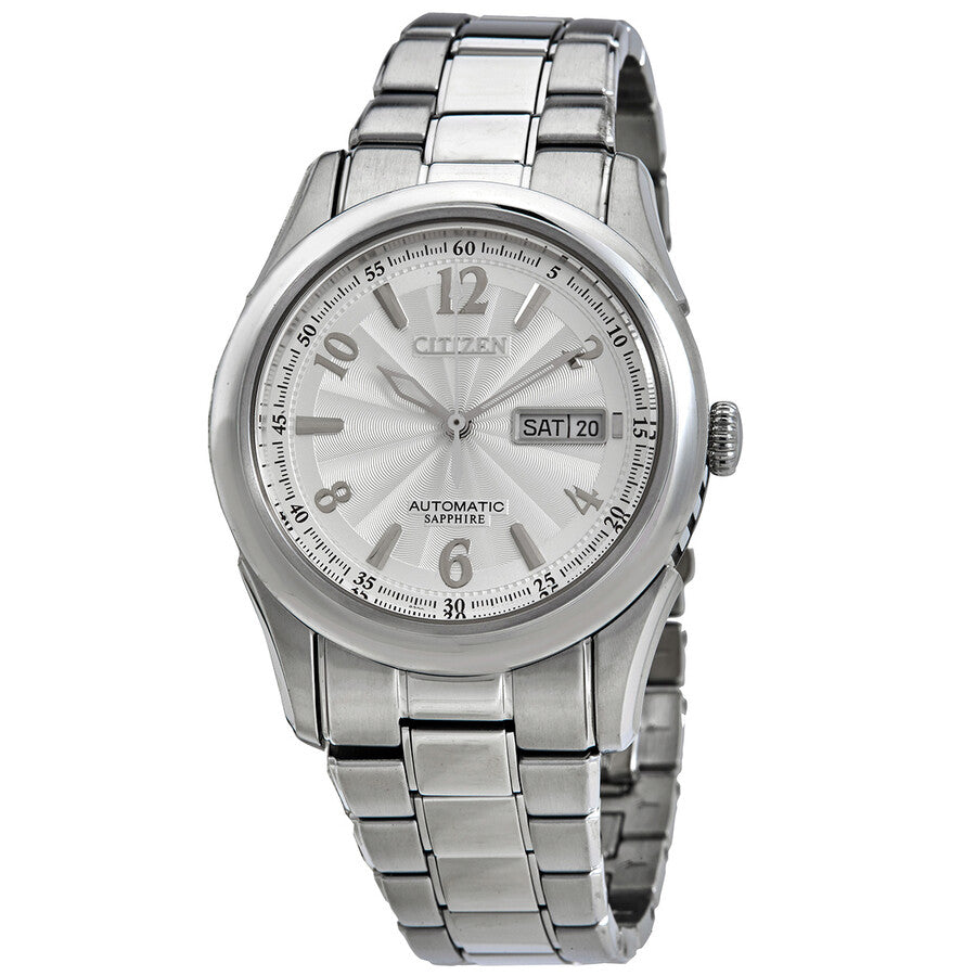 Citizen Automatic Silver Dial Stainless Steel Men's Watch NH8315-50A - Dawson Watches