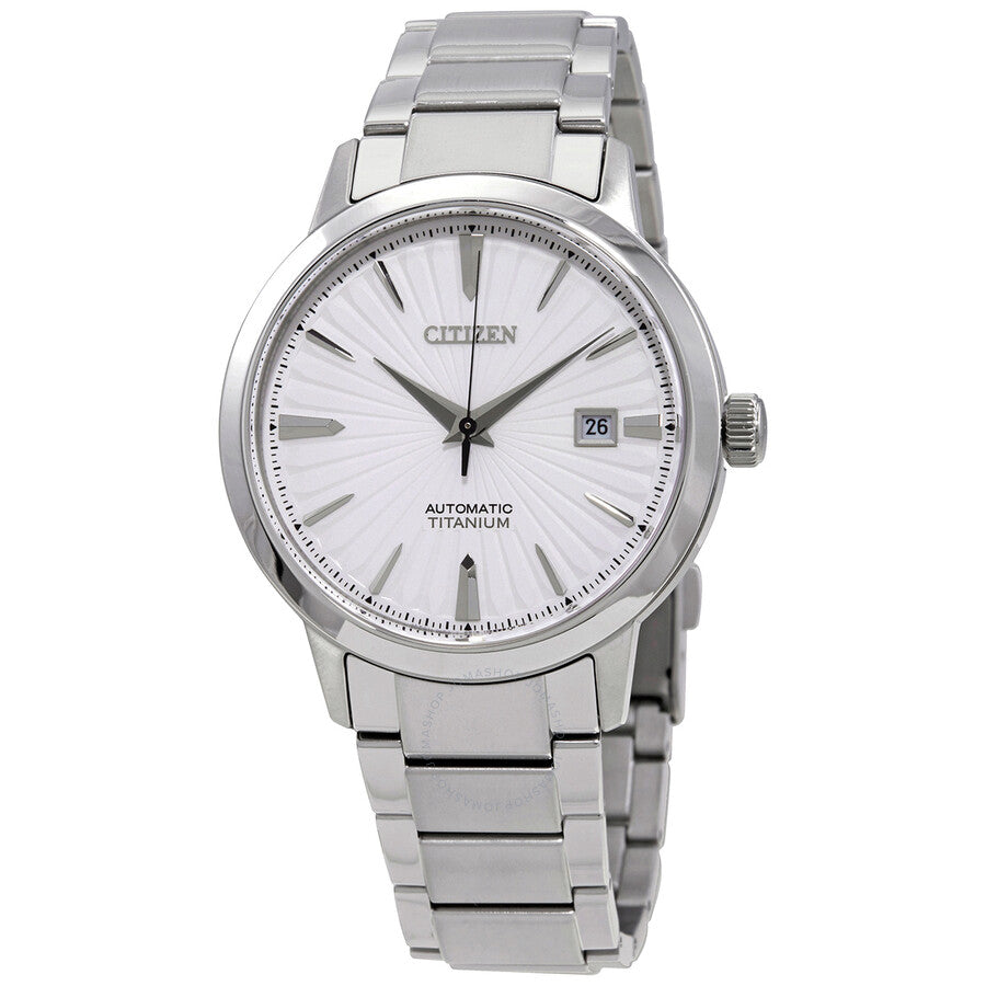 Citizen Automatic Silver Dial Titanium Men's Watch NJ2180-89A - Dawson Watches