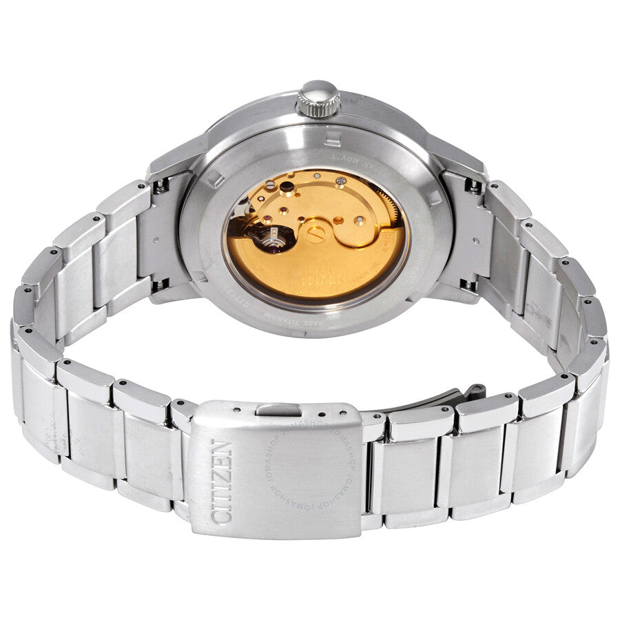 Citizen Automatic Silver Dial Titanium Men's Watch NJ2180-89A - Dawson Watches #3