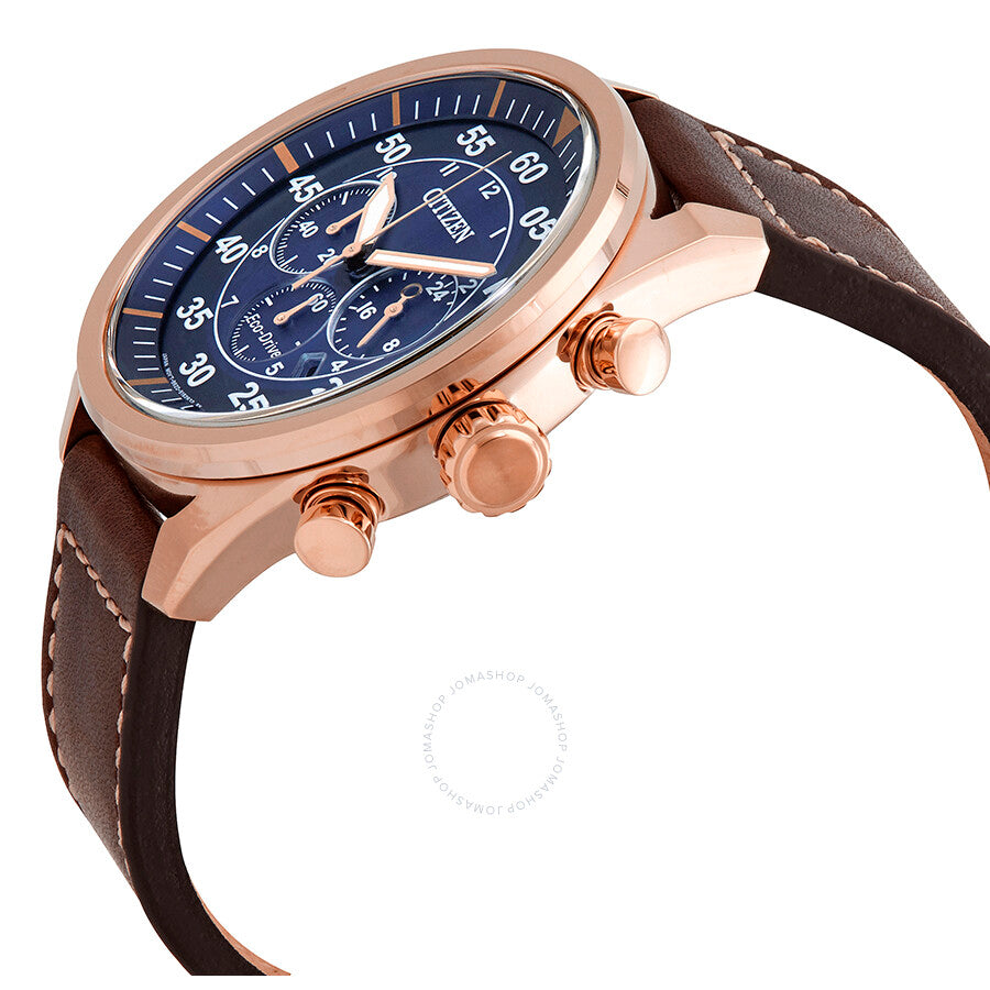 Citizen Avion Chronograph Eco-Drive Blue Dial Men's Watch CA4213-18L - Dawson Watches #2